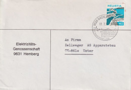 Motiv Brief  "Elektrizitäts-Genossenschaft Hemberg"        1977 - Storia Postale