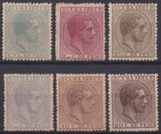 1881-132 CUBA SPAIN 1881 ALFONSO XII 5c – 20c COMPLETE SET.  - Vorphilatelie