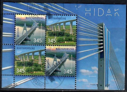 Hungary, 2018, Used, Europa Bridges Mi. Block Nr.410 - Used Stamps