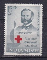 185 INDE 1963 - Yvert 159 - Dunant Croix Rouge - Neuf ** (MNH) Sans Charniere - Ongebruikt