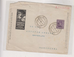 SPAIN 1905 JEREZ DE LA FRONTERA Postal Stationery Cover Advertising - Cartas & Documentos