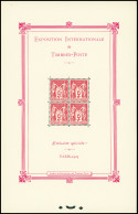 ** N°1 Exposition Philatélique De Paris, Neuf **, Gomme Superbe, état Exceptionnel, SUP - Sonstige & Ohne Zuordnung