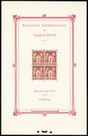 ** N°1 Exposition Philatélique De Paris, Neuf **, Deux Légères Ombres Dans Les Coins Supérieurs, TTB - Sonstige & Ohne Zuordnung