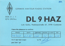 Germany Federal Republic Radio Amateur QSL Card Y03CD DL9HAZ - Radio Amatoriale