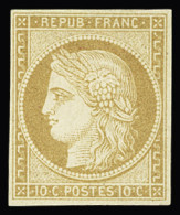 * N°11 10c Bistre Neuf *, TB.Signé A.Brun - Altri & Non Classificati