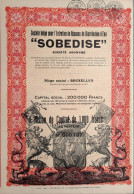 Société Belge Pour L'entretien De Réseaux De Distribution D'Eau - SOBEDISE - 1939 - Bruxelles - Eau