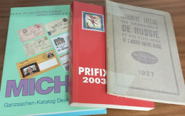 Catalogue MICHEL Des Entiers Postaux ; Catalogue 2003 Du LUXEMBOURG Et Catalogue Spécial De 1927 Des états Issus De L'an - Other & Unclassified