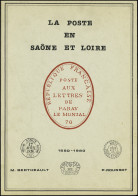 Michel Bertheault & Pierre Roussot - La Poste En Saône-et-Loire 1650-1980 - Autoédition - 1983 - Altri & Non Classificati