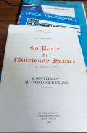 4 Catalogues, Prêt à Poster 2004, Nomenclature Des étiquettes Des Services Postaux Et Télégraphiques 1984, Lenain 6e Sup - Autres & Non Classés