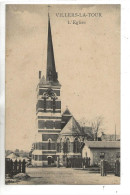 Chimay (Belgique, Hainaut) : L'abside De L'église Du Hameau De Villers-la-Tour Prise Du Passage à Niveau En 1912 PF. - Chimay