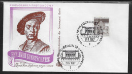 Germany. FDC Sc. 937.   Wallpavillon Of The Zwinger, Dresden/Sachsen.  FDC Cancellation On Cachet Special Envelope - 1961-1970