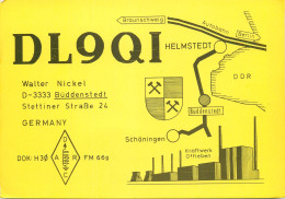 Germany Federal Republic Radio Amateur QSL Card Y03CD DL9QI - Radio Amatoriale