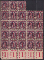 1902-163 CUBA REPUBLICA 1902 MNH 1c OVERPRINT FUENTE DE LA INDIA BLOCK 23.  - Nuovi