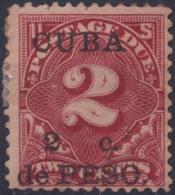 1899-715 CUBA US OCCUPATION 1899 MH 2c POSTAGE DUE TASA POR COBRAR.  - Ongebruikt