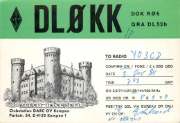 Germany Federal Republic Radio Amateur QSL Card Y03CD DL0KK - Amateurfunk