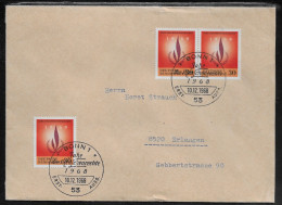 Germany. FDC Sc. 992.   International Human Rights Year.  FDC Cancellation On Plain Envelope. - 1961-1970