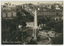 BRINDISI -CORSO GARIBALDI -ANIMATA -VIAGGIATA 1953 - Brindisi