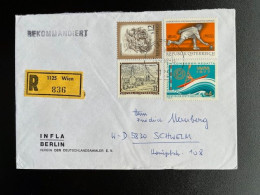 AUSTRIA 1992 REGISTERED LETTER VIENNA WIEN TO SCHWELM 19-02-1992 OOSTENRIJK OSTERREICH EINSCHREIBEN - Cartas & Documentos