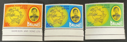 BRUNEI - MNH** - 1974 Universal Postal Union Centenary  - # 206/208 - Bangladesh