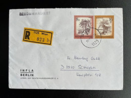 AUSTRIA 1990? REGISTERED LETTER VIENNA WIEN TO SCHWELM OOSTENRIJK OSTERREICH EINSCHREIBEN - Covers & Documents