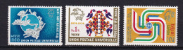 187 INDE 1974 - Yvert 405/07 - U P U - Neuf ** (MNH) Sans Charniere - Ungebraucht