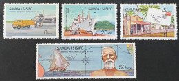 SAMOA - MNH** - 1974 Universal Postal Union Centenary  - # 403/406 - Samoa