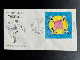 PHILIPPINES 1978 FDC SIPA BALLGAME 28-02-1978 - Filipinas