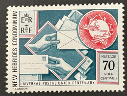 NEW HEBRIDES ENGLISH - MNH** - 1974 Universal Postal Union Centenary  - # 403 - Nuovi