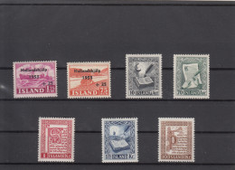 Iceland 1953 - Full Year MNH ** - Komplette Jahrgänge