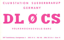 Germany Federal Republic Radio Amateur QSL Card DL0CS - Amateurfunk