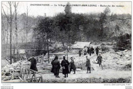 77 LORROY SUR LOING INONDATIONS 1910 RECHERCHE DES VICTIMES EDIT ELD - Catastrophes