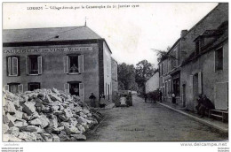 77 LORROY SUR LOING CATASTROPHE INONDATIONS 21 JANVIER 1910 VILLAGE DETRUIT - Catastrofi