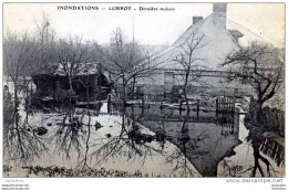 77 LORROY SUR LOING INONDATIONS 1910 DERNIERE MAISON EDIT ELD - Rampen