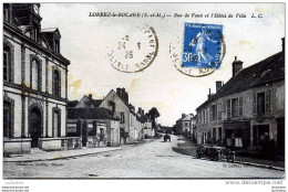 77 LORREZ LE BOCAGE RUE DE VAUX ET L'HOTEL DE VILLE  EDIT COFFIN - Lorrez Le Bocage Preaux