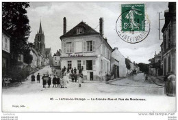 77 LORREZ LE BOCAGE LA GRANDE RUE ET RUE DE MONTEREAU EDIT VERGER - Lorrez Le Bocage Preaux