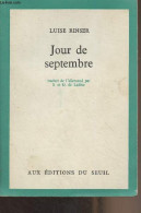 Jour De Septembre - Rinser Luise - 1966 - Andere & Zonder Classificatie