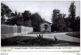 77 SAVIGNY LE TEMPLE GRILLE D'HONNEUR DU CHATEAU DE LA GRANGE LA PREVOTEE  EDIT COLLIN - Savigny Le Temple