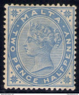 1885 MALTA 2,5 Penny Blue  SG 4 MH/* - Altri & Non Classificati