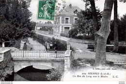 77 SOUPPES SUR LOING UN BRAS DU LOING VERS LE MOULIN - Souppes Sur Loing