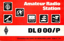 Germany Federal Republic Radio Amateur QSL Card Y03CD DL0OO - Radio Amatoriale