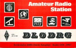 Germany Federal Republic Radio Amateur QSL Card Y03CD DL0DRG - Radio Amatoriale