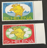 ST HELENA - MNH** - 1974 Universal Postal Union Centenary  - # 283/284 - Sint-Helena