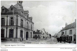 77 LORREZ LE BOCAGE HOTEL DE VILLE ET RUE DE VAUX EDIT  DUPRE - Lorrez Le Bocage Preaux