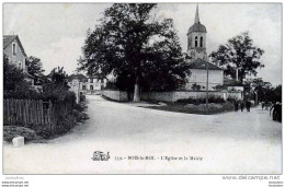 77 BOIS LE ROI L'EGLISE ET LA MAIRIE - Bois Le Roi