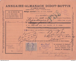 ANNUAIRE ALMANACH DIDOT-BOTTIN 1888 - 1800 – 1899