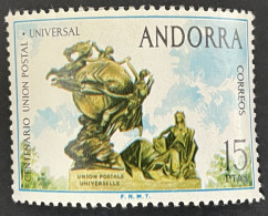 ANDORRA - MNH** - 1974 Universal Postal Union Centenary  - # 83 - Nuevos