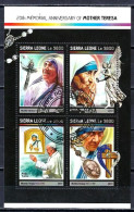 Célébrités Mère Teresa Sierra Leone 2017 (20) Yvert N° 6393 à 6696 Oblitérés Used - Madre Teresa