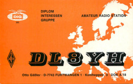 Germany Federal Republic Radio Amateur QSL Card Y03CD DL8YH - Radio Amatoriale