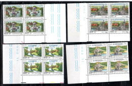 ITALIA REPUBBLICA ITALY REPUBLIC 1995 PATRIMONIO ARTISTICO E CULTURALE GIARDINI STORICI GARDENS SERIE QUARTINA SET MNH - 1991-00: Ungebraucht