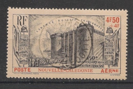 NOUVELLE-CALEDONIE - 1939 - PA N°YT. 35 - Révolution Française 4f50 + 4f Noir - Oblitéré / Used - Gebraucht